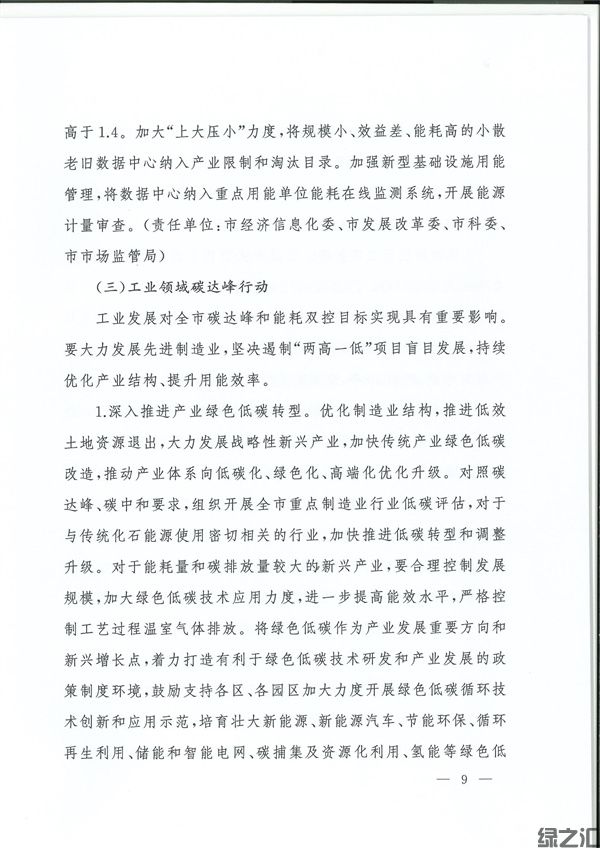 上海市碳達峰實施方案(圖9)